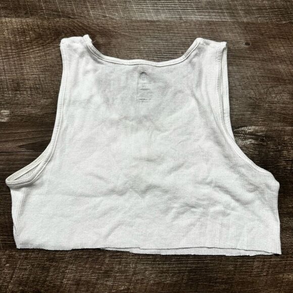 U.S. Polo Assn. White Crop Top with Green Bow - Picture 6 of 6